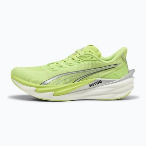 Buty do biegania damskie PUMA Deviate Nitro 4 sunny lime / puma silver Żółty