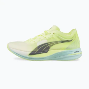 Buty do biegania damskie PUMA Deviate Nitro Elite Racer yellow/green/blue/grey white/black