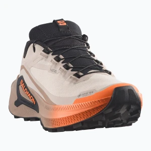 Buty do biegania damskie Salomon Genesis 2 GTX rainy day / desert tan Biały