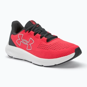 Buty do biegania damskie Under Armour Charged Pursuit 3 Big Logo racer red/anthracite/white