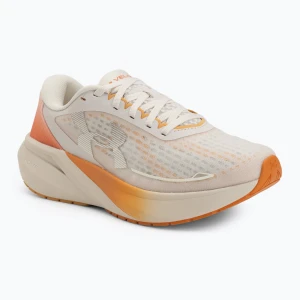 Buty do biegania damskie Under Armour Velociti Pace stone / dusty coral / metallic buff Szary