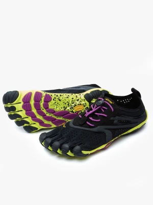 Buty do biegania damskie Vibram Fivefingers V-Run SS2021 - black/yell.