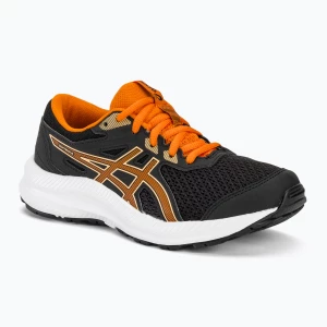 Buty do biegania dziecięce ASICS Contend 8 GS black/bright orange