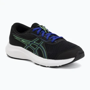 Buty do biegania dziecięce ASICS Contend 9 GS black/vital green