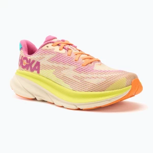 Buty do biegania dziecięce HOKA Clifton 9 fuchsia/vanilla