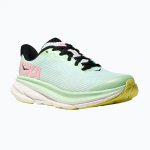 Buty do biegania dziecięce HOKA Clifton 9 mint fluorite/snow melt