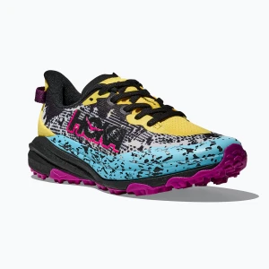 Buty do biegania dziecięce HOKA Speedgoat 6 electric lemon/black
