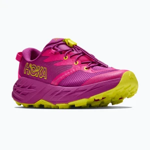 Buty do biegania dziecięce HOKA Speedgoat 7 fuchsia / fuchsia Fioletowy