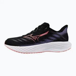 Buty do biegania dziecięce Mizuno Enerzy Rider Jr black/camelliarose/ paisleypurple