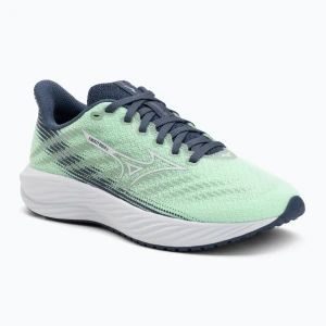 Buty do biegania dziecięce Mizuno Enerzy Rider Jr neo mint/white/vintage indigo
