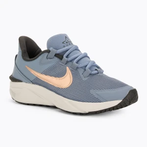 Buty do biegania dziecięce Nike Star Runner 4 ashenslate/ armorynavy/ pureplatinum/ metalredbronze