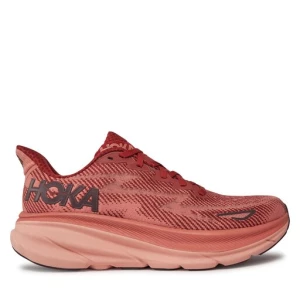 Buty do biegania Hoka Clifton 9 Wide 1127896 Czerwony