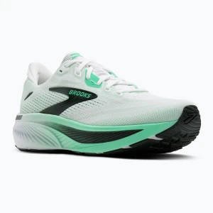 Buty do biegania męskie Brooks Ghost 18 white / spring bud / spruce Zielony