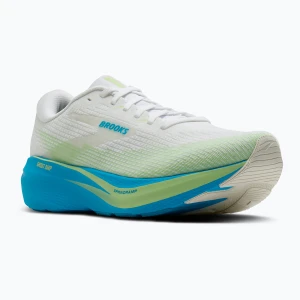 Buty do biegania męskie Brooks Ghost Amp white / blue / paradise green
