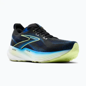 Buty do biegania męskie Brooks Glycerin 22 wide fit black/cobalt/neo yellow