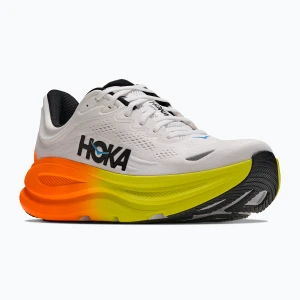 Buty do biegania męskie HOKA Bondi 9 Wide white / neon tangerine