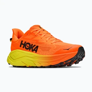 Buty do biegania męskie HOKA Challenger 8 neon tangerine / hoka citrus Pomarańczowy
