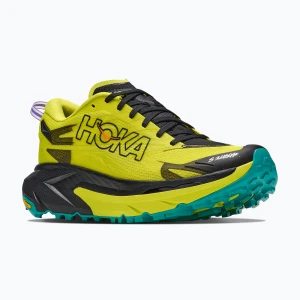 Buty do biegania męskie HOKA Mafate 5 black / hoka citrus Żółty