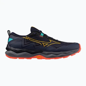 Buty do biegania męskie Mizuno Wave Daichi 9 baritone blue/citrus/fiery coral 2