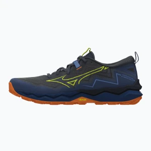 Buty do biegania męskie Mizuno Wave Daichi 9 estate blue/lightning yellow