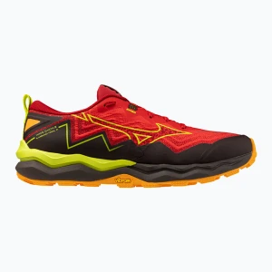 Buty do biegania męskie Mizuno Wave Daichi 9 high risk red/evening primrose/bright marigold