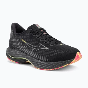 Buty do biegania męskie Mizuno Wave Rider 28 black/silver/sunny lime