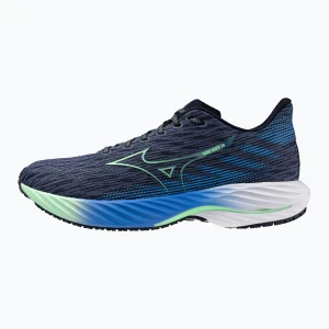 Buty do biegania męskie Mizuno Wave Rider 28 vintage indigo/neo mint/frontier blue