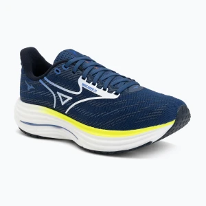 Buty do biegania męskie Mizuno Wave Rider 29 estate blue/white/lightning yellow