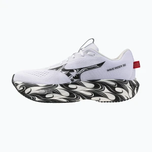 Buty do biegania męskie Mizuno Wave Rider 30 Disclosure white / black / high risk red