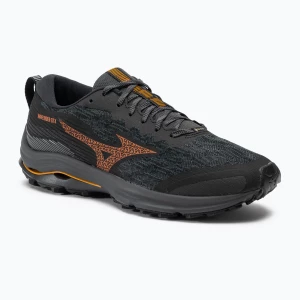 Buty do biegania męskie Mizuno Wave Rider GTX black/nasturtium/carrot curl