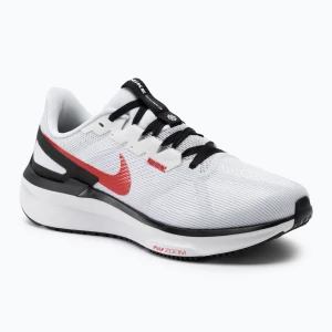 Buty do biegania męskie Nike Structure 25 white/black/light mmoke grey/fire red