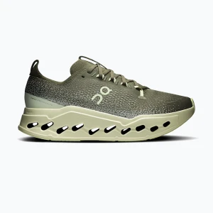 Buty do biegania męskie On Cloudsurfer Max Wide olive/seedling Zielony