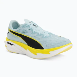 Buty do biegania męskie Puma Deviate Nitro Elite 4 fresh water/lemon crush/puma black Niebieski