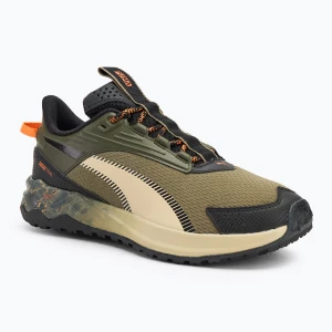 Buty do biegania męskie PUMA Extend Lite Trail landslide dark olive/puma black