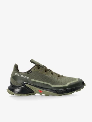 Buty do biegania męskie Salomon Alphacross 5 GTX - olive/black/green