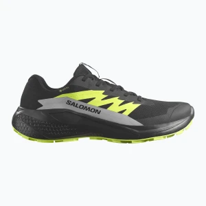 Buty do biegania męskie Salomon Alphaglide GTX black/alloy/sharp green