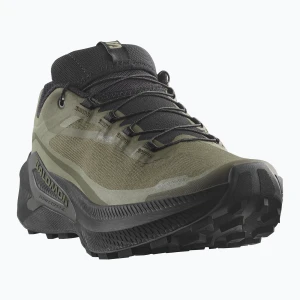 Buty do biegania męskie Salomon Genesis 2 GTX grape leaf / black Zielony