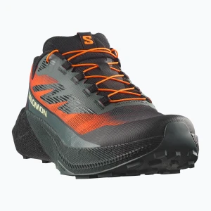 Buty do biegania męskie Salomon Pulsar Quiver urban chic / shocking orange Szary