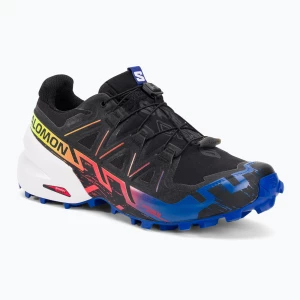 Buty do biegania męskie Salomon Speedcross 6 GTX Blue Fire black/surf the web/safety yellow