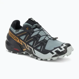 Buty do biegania męskie Salomon Speedcross 6 GTX trooper/black/wood thrush Szary