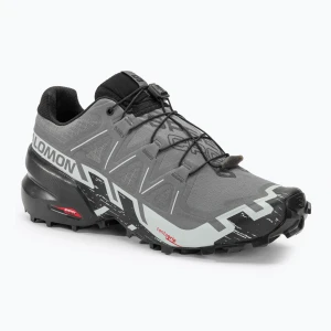 Buty do biegania męskie Salomon Speedcross 6 quiet shade / black / pearl blue Szary
