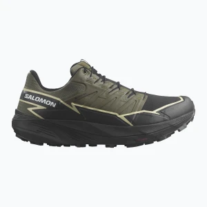 Buty do biegania męskie Salomon Thundercoss GTX olive night/black/alfalfa