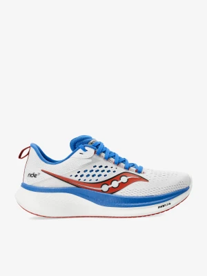 Buty do biegania męskie Saucony Ride 17 - white/cobalt