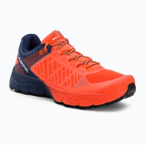 Buty do biegania męskie SCARPA Spin Ultra orange fluo/galaxy blue