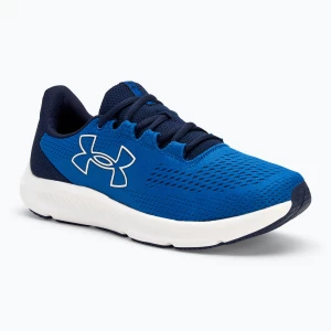 Buty do biegania męskie Under Armour Charged Pursuit 3 Big Logo tech blue/midnight navy/white