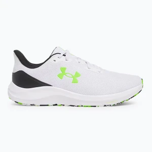 Buty do biegania męskie Under Armour Charged Pursuit 4 white/black/hyper green