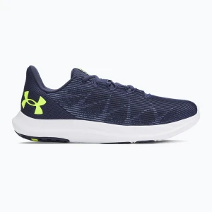 Buty do biegania męskie Under Armour Charged Speed Swift washed navy/black/high vis yellow