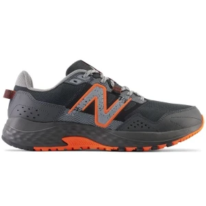 Buty do biegania męskie w terenie New Balance 410 sneakersy sportowe szaro-pomarańczowe (MT410LO8) szare