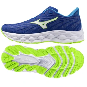 Buty do biegania Mizuno Wave Sky 8 J1GC240253 niebieskie