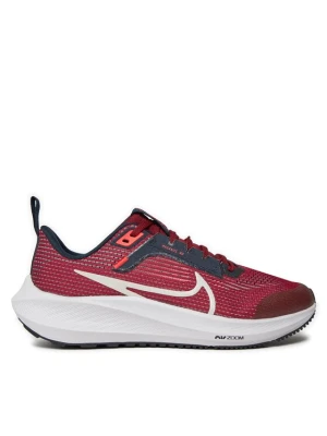 Buty do biegania Nike Air Zoom Pegasus 40 (GS) DX2498 009 Bordowy